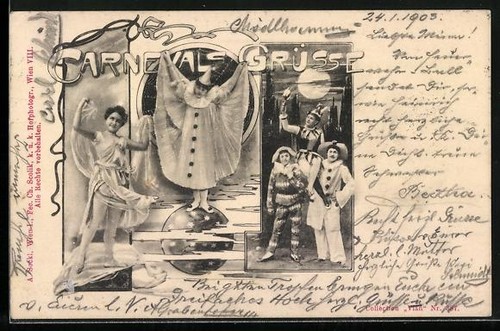 Cartolina artista charles - d'artista,