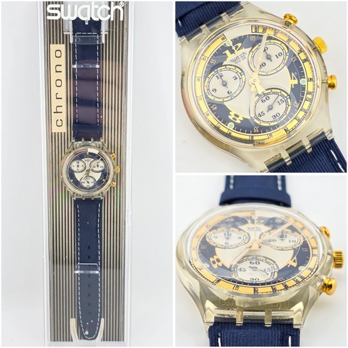 Swatch chrono blue horizon - blue,