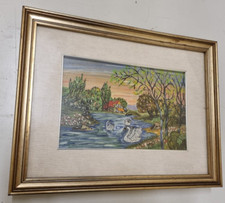 Olio Su Tela "Ruscello "