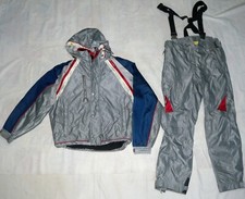 WEST SCOUT USA VINTAGE SCI SNOWBOARD GIACCA PANTALONE HIGH TECH CON CAPPUCCIO Uomo L