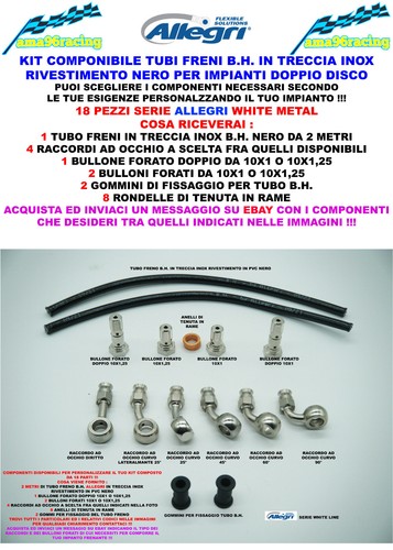 Kit componibile tubi freni - kit,