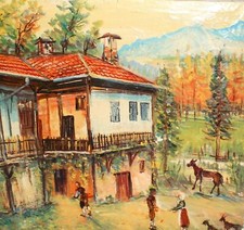 Dipinto ad olio realista