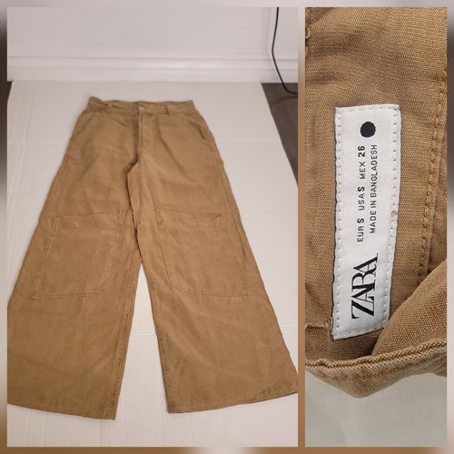 Pantalone zara cargo culotte - pantalone,