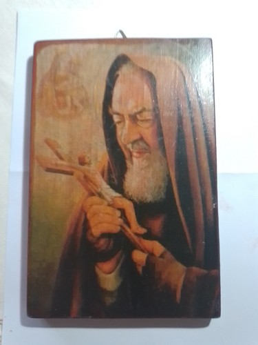 Icona padre pio legno - icona,
