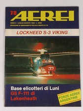 PRL) 1982 AEREI LOCKHEED S-3 VIKING AIRCRAFT AVION PLANE F-111 LUNI ELICOTTERI