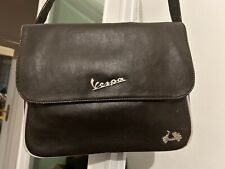 Vespa - Borsa grande a tracolla marrone - eco pelle - usata