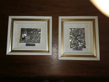 Coppia altorilievi in argento firmati A.Marchetti