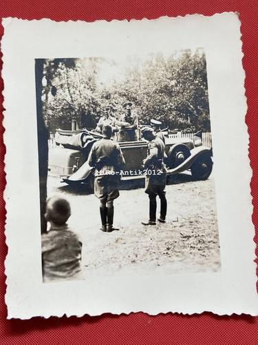 Foto ww2 ufficiale in - foto,, auto