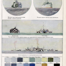 Dazzle Camouflage Ships Naval
