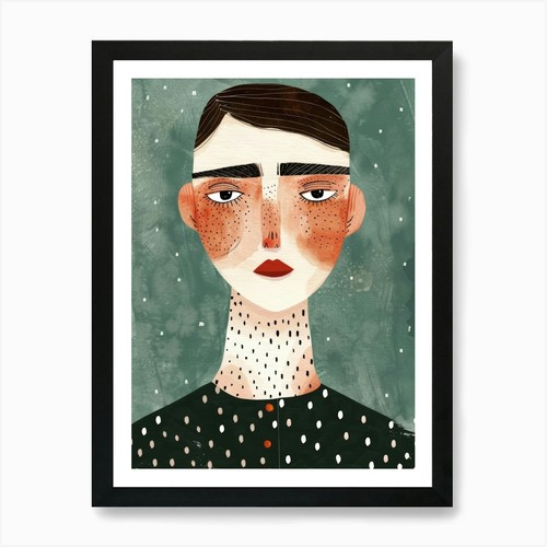 Ritratto ragazza stampa - di, 18
