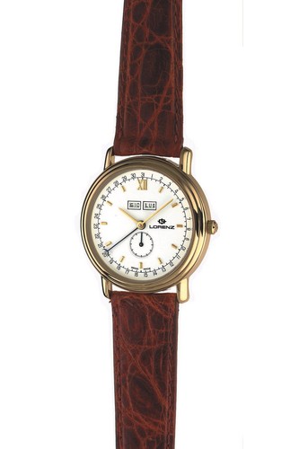 Orologio lorenz uomo oro - lorenz, in
