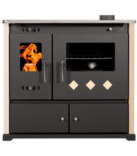 Cucina Stufa a Legna con Forno Top in Ceramica - Praktic Lux Eco - 9.5 kW