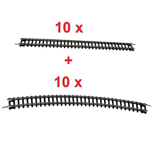 X10 binari curvi - binari, 10