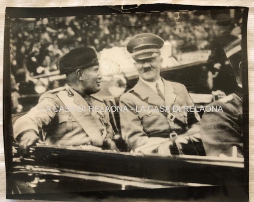 Telefoto fotografia mussolini - fotografia,