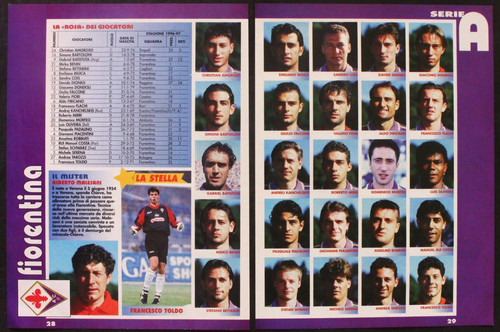 Serie 1997 1998 - serie, fiorentina