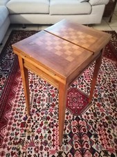 Tavolino da gioco in legno di noce, fine 800