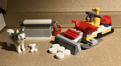 Lego snow scooter - lego, scooter/aratro