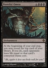 MTG BANEFUL OMEN EXC - PRESAGIO MALEFICO - ROE - MAGIC