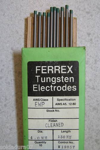 Elettrodi tungsteno puro - elettrodi,