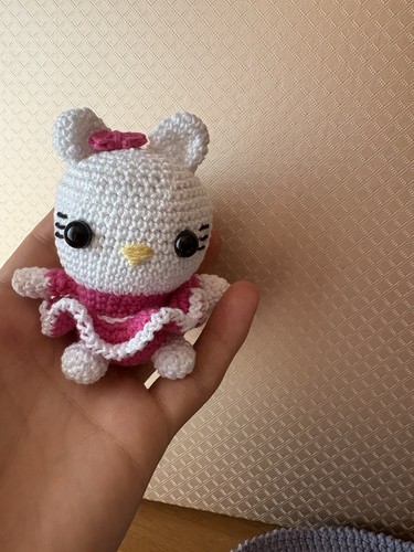 Hello kitty uncinetto pezzo - kitty,