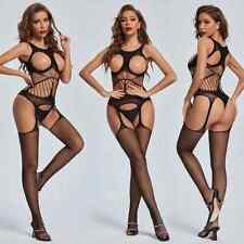 Sexy Lingerie Boobs Reggiseno aperto Body stocking Open Bra Bodysuit Sex - 8803