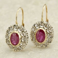 14kt Yellow GOLD RUBY and