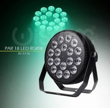 FARO PAR LED SLIM DMX IN e OUT RGBW 18x12 4in1 FULL COLOR WISDOM DJ Light