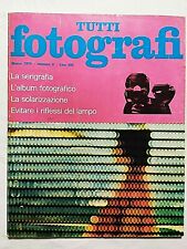 TUTTI FOTOGRAFI 3-MARZO 1974 KODAK SO-456 - SERIGRAFIA - SOLARIZZAZIONE