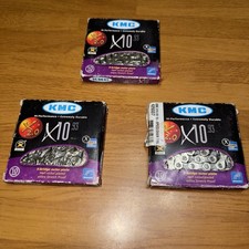 Lotto di 3 catene bici KMC 10