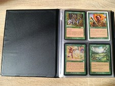 Magic The Gathering Album Di 80 Carte Magic Verdi Vintage n.45 Mtg 