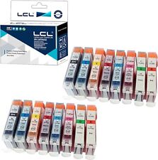 Cartucce per Canon Pro9000/Pro9000 MarkⅡ CLI-8 BK C M Y R G PC PM 16 Pack LCL