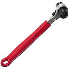 Chiave Per Ponteggi A Cricchetto Rivestita Pvc 21X22Mm