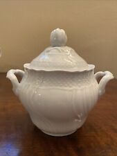 RICHARD GINORI ZUCCHERIERA GRANDE in PORCELLANA BIANCA MODELLO VECCHIO GINORI