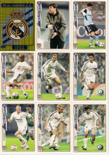 Complete set real madrid - complete,