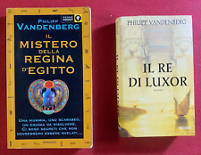 Philipp VANDENBERG Lotto 2 Libri IL MISTERO DELLA REGINA D'EGITTO + RE DI LUXOR