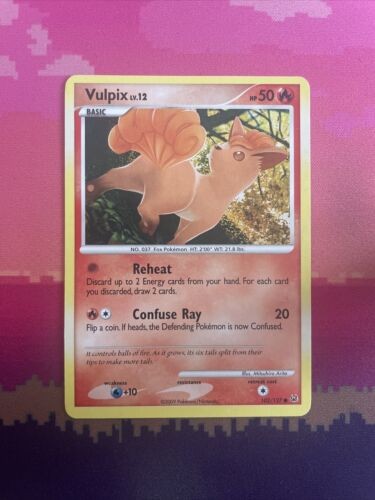 Pokemon card vulpix platinum - pokemon,