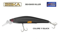 SEIKA SEA BASS KILLER 85 COL. 11 BLACK  FLOATING 8,5 GR MINNOW SPINNING MARE