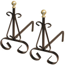 Alari per camino in ferro