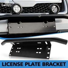 Black Bull Bar License Plate
