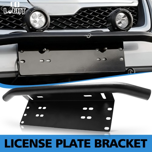 Black bull bar license - bull,
