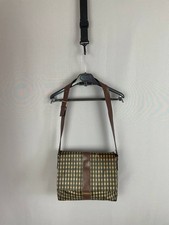 Aquascutum Borsa Uomo Multicolore Plaid Cotone Cinghia Regolabile Cerniera