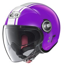 Casco moto jet doppia - jet, visiera