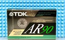 TDK AR 90 1990 USA TYPE I NASTRO A CASSETTA VUOTO (1) (SIGILLATO)