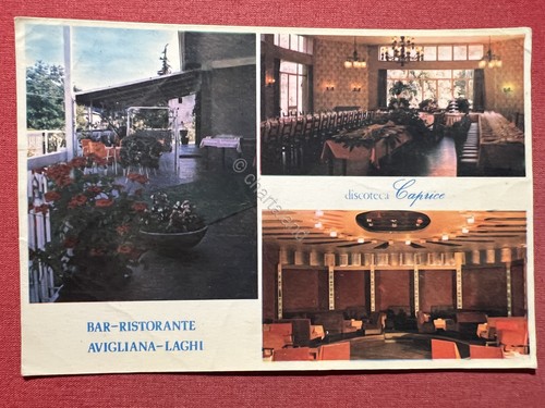 Cartolina bar ristorante - cartolina,