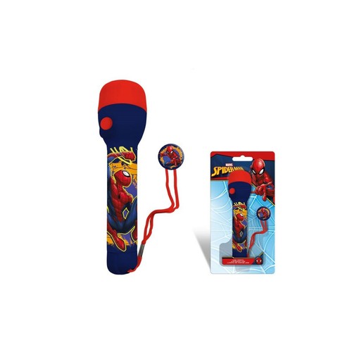 Torcia spiderman bambini 21cm - bambini,