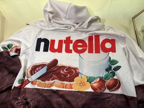 Felpa con cappuccio nutella - con,