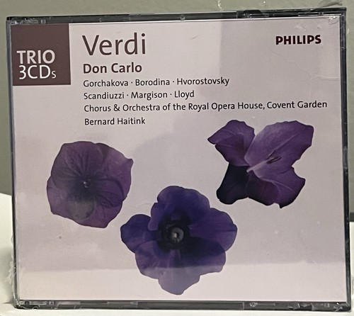 Verdi don carlo 3cd box - 3cd, set