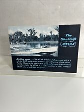 Brochure Atom Mini Color Artigianale Corretto 1949 - RARA - Motoscafo
