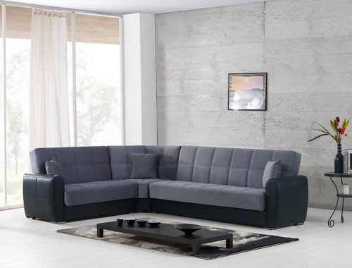 Divano letto con penisola