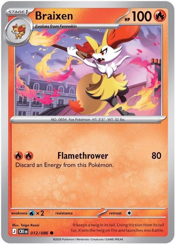 Pokemon braixen chaos - pokemon, (12/126)